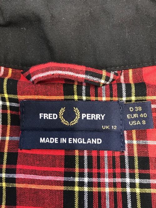 FRED PERRY（フレッドペリー）FRED PERRY (フレッドペリー) ハリントンジャケット ブラック サイズ:US8の古着・服飾アイテム