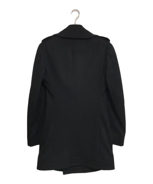 GUCCI（グッチ）GUCCI (グッチ) ウールPコート ブラック サイズ:44Rの古着・服飾アイテム