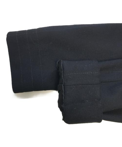 GUCCI（グッチ）GUCCI (グッチ) ウールPコート ブラック サイズ:44Rの古着・服飾アイテム