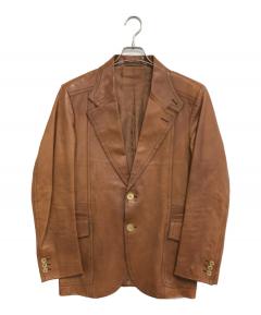 中古・古着通販】GUCCI (グッチ) 太陽柄シルクシャツジャケット