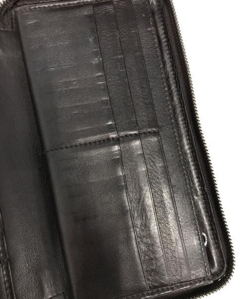 GUCCI（グッチ）GUCCI (グッチ) ラウンドファスナー長財布 ブラウン サイズ:表記なしの古着・服飾アイテム
