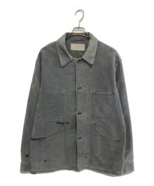 BERGHMANS（バーグマン）の古着「モールスキンカバーオール」｜グレー