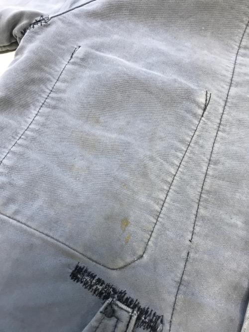 BERGHMANS（バーグマン）BERGHMANS (バーグマン) モールスキンカバーオール グレー サイズ:不明の古着・服飾アイテム