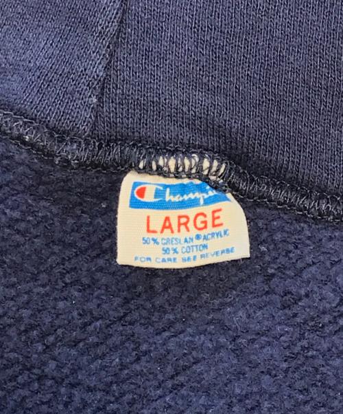 Champion（チャンピオン）Champion (チャンピオン) ジップパーカー ネイビー サイズ:Lの古着・服飾アイテム