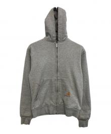 CarHartt（カーハート）の古着「裏サーマルジップパーカー」｜グレー