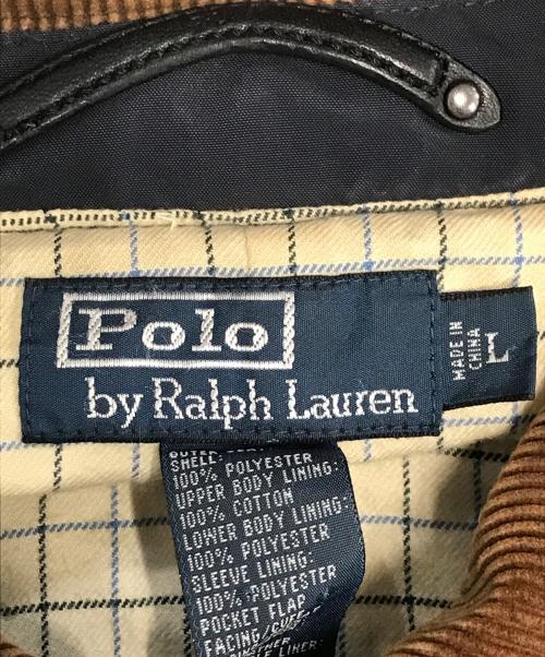 POLO RALPH LAUREN（ポロ・ラルフローレン）POLO RALPH LAUREN (ポロ・ラルフローレン) ステンカラーコート ネイビー サイズ:Lの古着・服飾アイテム