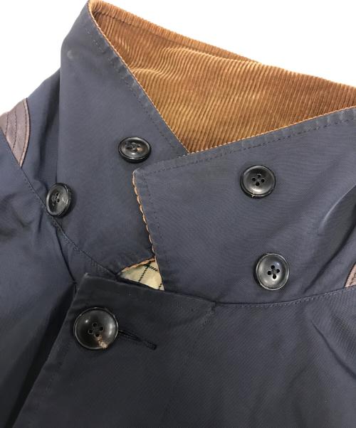 POLO RALPH LAUREN（ポロ・ラルフローレン）POLO RALPH LAUREN (ポロ・ラルフローレン) ステンカラーコート ネイビー サイズ:Lの古着・服飾アイテム