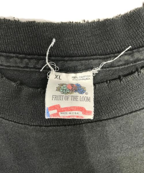 バンドTシャツ（バンドTシャツ）バンドTシャツ (バンドTシャツ) 80s U2(ユーツー) バンドTシャツ ブラック サイズ:XLの古着・服飾アイテム