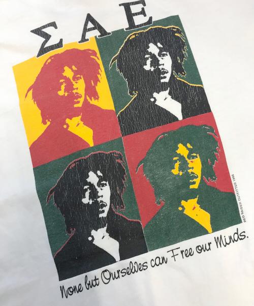 アーティストTシャツ（アーティストTシャツ）アーティストTシャツ (アーティストTシャツ) 90s Bob Marley(ボブ・マーリー) アーティストTシャツ ホワイト サイズ:XLの古着・服飾アイテム