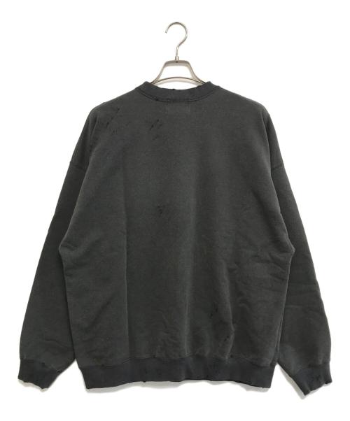 ZAC VARGAS（ザックヴァルガス）ZAC VARGAS (ザックヴァルガス) ダメージ加工スウェット ブラック サイズ:Fの古着・服飾アイテム