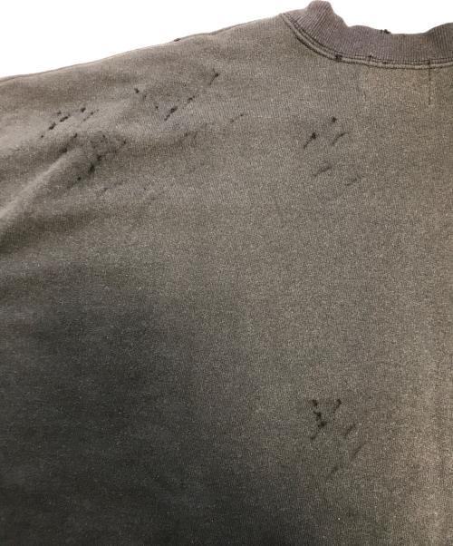 ZAC VARGAS（ザックヴァルガス）ZAC VARGAS (ザックヴァルガス) ダメージ加工スウェット ブラック サイズ:Fの古着・服飾アイテム