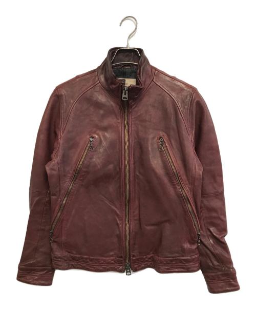 AVIREX（アヴィレックス）AVIREX (アヴィレックス) 八の字ライダース ワインレッド サイズ:Mの古着・服飾アイテム