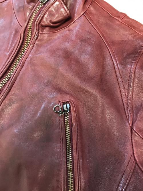 AVIREX（アヴィレックス）AVIREX (アヴィレックス) 八の字ライダース ワインレッド サイズ:Mの古着・服飾アイテム