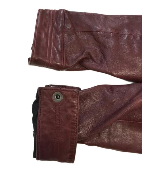 AVIREX（アヴィレックス）AVIREX (アヴィレックス) 八の字ライダース ワインレッド サイズ:Mの古着・服飾アイテム