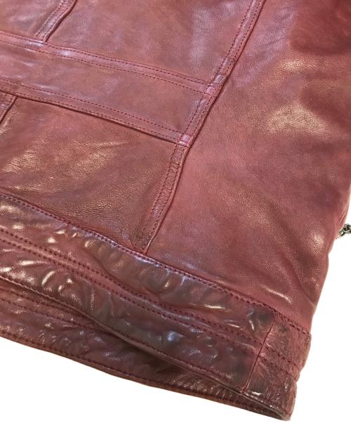 AVIREX（アヴィレックス）AVIREX (アヴィレックス) 八の字ライダース ワインレッド サイズ:Mの古着・服飾アイテム