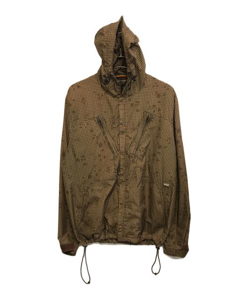 stussy（ステューシー）stussy (ステューシー) ナイロンパーカー ブラウン サイズ:Lの古着・服飾アイテム