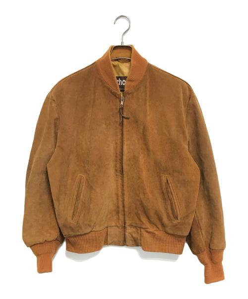 Schott（ショット）Schott (ショット) スエードレザージャケット ブラウン サイズ:44の古着・服飾アイテム