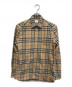 BURBERRY LONDONバーバリーロンドン）の古着「チェックシャツ」｜カーキ