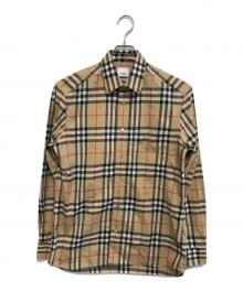 BURBERRY LONDON（バーバリーロンドン）の古着「チェックシャツ」｜カーキ