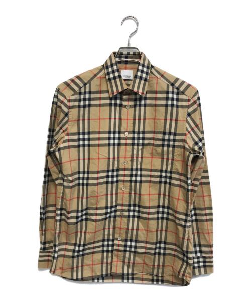 BURBERRY LONDON（バーバリーロンドン）BURBERRY LONDON (バーバリーロンドン) チェックシャツ カーキ サイズ:Ｓの古着・服飾アイテム
