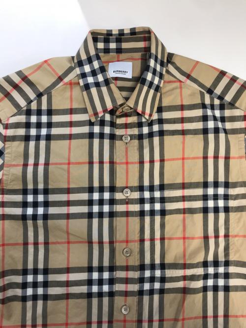 BURBERRY LONDON（バーバリーロンドン）BURBERRY LONDON (バーバリーロンドン) チェックシャツ カーキ サイズ:Ｓの古着・服飾アイテム