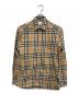 BURBERRY LONDON（バーバリーロンドン）の古着「チェックシャツ」｜カーキ