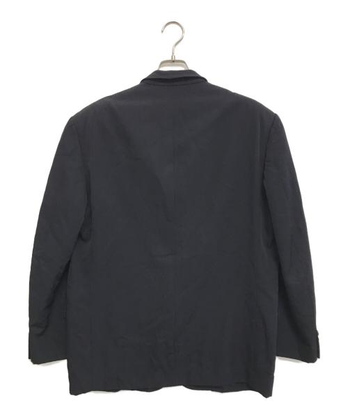 COMME des GARCONS HOMME（コムデギャルソン オム）COMME des GARCONS HOMME (コムデギャルソン オム) ウールギャバ テーラードジャケット ネイビー サイズ:Mの古着・服飾アイテム