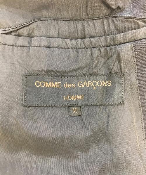 COMME des GARCONS HOMME（コムデギャルソン オム）COMME des GARCONS HOMME (コムデギャルソン オム) ウールギャバ テーラードジャケット ネイビー サイズ:Mの古着・服飾アイテム