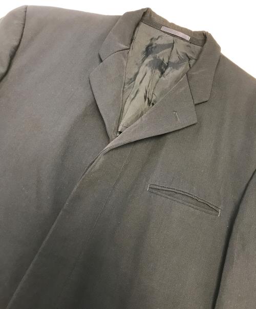 COMME des GARCONS HOMME（コムデギャルソン オム）COMME des GARCONS HOMME (コムデギャルソン オム) ウールギャバ テーラードジャケット ネイビー サイズ:Mの古着・服飾アイテム
