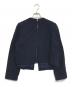 COMME des GARCONS (コムデギャルソン) シアードッキング ノーカラージャケット ネイビー サイズ:M：25000円