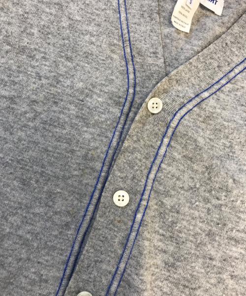 COMME des GARCONS SHIRT（コムデギャルソンシャツ）COMME des GARCONS SHIRT (コムデギャルソンシャツ) ニットカーディガン グレー サイズ:Sの古着・服飾アイテム