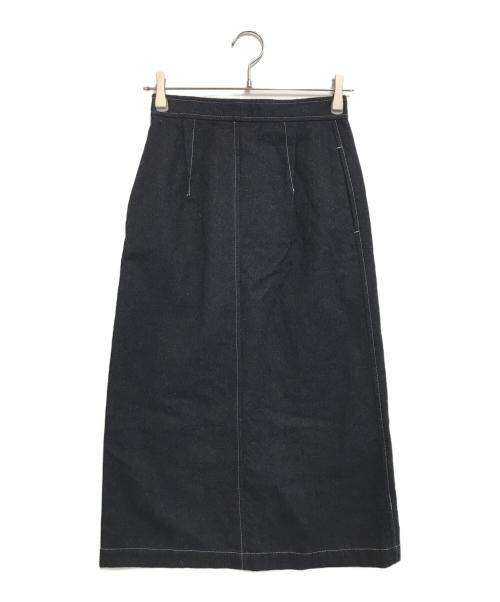 tricot COMME des GARCONS（トリココムデギャルソン）tricot COMME des GARCONS (トリココムデギャルソン) 80’s ウールスカート ネイビー サイズ:Sの古着・服飾アイテム