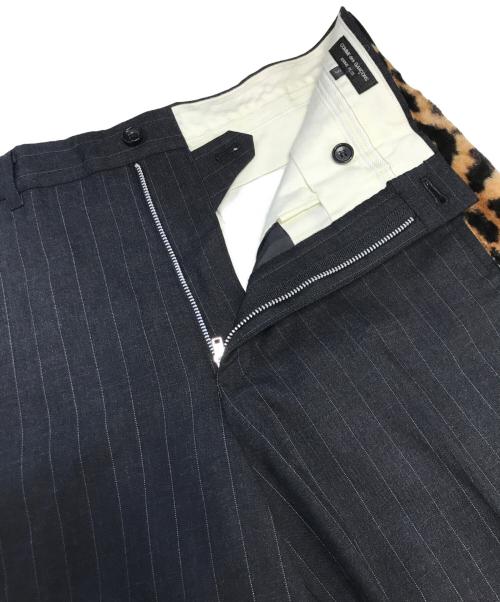 COMME des GARCONS HOMME PLUS（コムデギャルソンオムプリュス）COMME des GARCONS HOMME PLUS (コムデギャルソンオムプリュス) レオパード切替 ハーフパンツ グレー サイズ:Sの古着・服飾アイテム