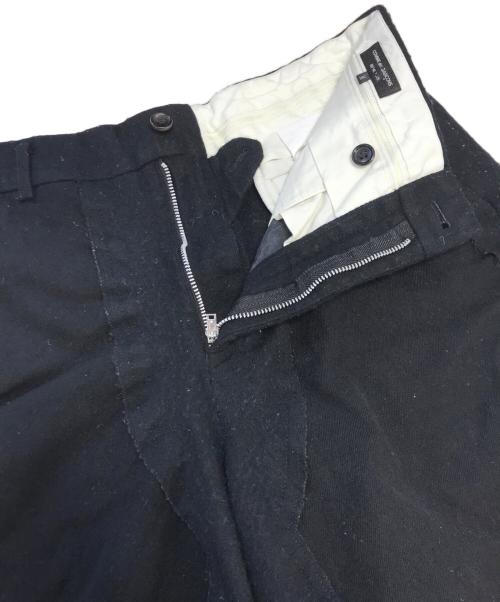 COMME des GARCONS HOMME PLUS（コムデギャルソンオムプリュス）COMME des GARCONS HOMME PLUS (コムデギャルソンオムプリュス) 再構築 縮絨ハーフパンツ ブラック サイズ:Mの古着・服飾アイテム