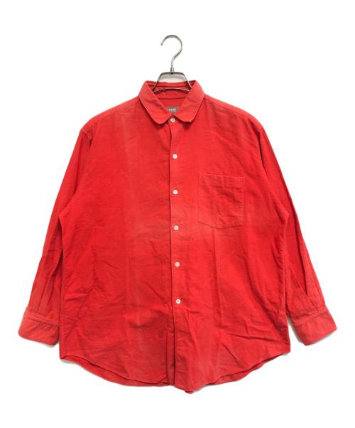 COMME des GARCONS HOMME（コムデギャルソン オム）COMME des GARCONS HOMME (コムデギャルソン オム) シャモアクロスシャツ レッド サイズ:表記なしの古着・服飾アイテム