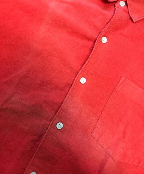 COMME des GARCONS HOMME（コムデギャルソン オム）COMME des GARCONS HOMME (コムデギャルソン オム) シャモアクロスシャツ レッド サイズ:表記なしの古着・服飾アイテム