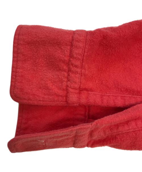 COMME des GARCONS HOMME（コムデギャルソン オム）COMME des GARCONS HOMME (コムデギャルソン オム) シャモアクロスシャツ レッド サイズ:表記なしの古着・服飾アイテム