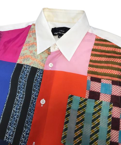 tricot COMME des GARCONS（トリココムデギャルソン）tricot COMME des GARCONS (トリココムデギャルソン) パッチワークシャツ マルチカラー サイズ:Mの古着・服飾アイテム