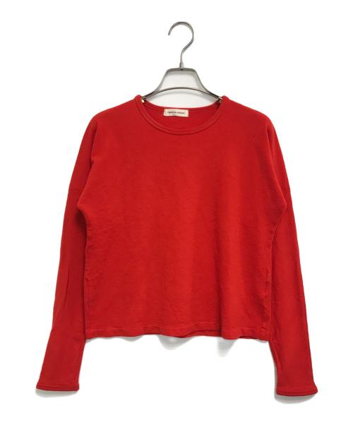 COMME des GARCONS（コムデギャルソン）COMME des GARCONS (コムデギャルソン) ロングスリーブカットソー レッド サイズ:表記なしの古着・服飾アイテム
