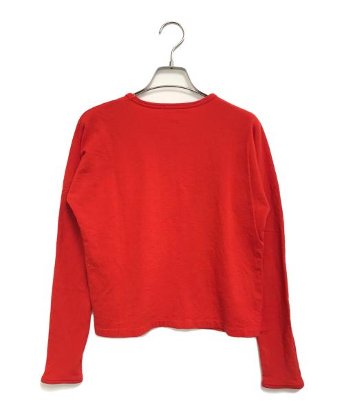 COMME des GARCONS（コムデギャルソン）COMME des GARCONS (コムデギャルソン) ロングスリーブカットソー レッド サイズ:表記なしの古着・服飾アイテム