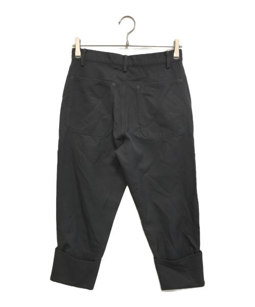 BLACK COMME des GARCONS（ブラックコムデギャルソン）BLACK COMME des GARCONS (ブラックコムデギャルソン) ポリ縮絨 パンツ グレー サイズ:XSの古着・服飾アイテム
