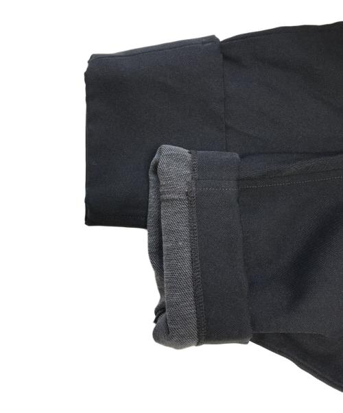 BLACK COMME des GARCONS（ブラックコムデギャルソン）BLACK COMME des GARCONS (ブラックコムデギャルソン) ポリ縮絨 パンツ グレー サイズ:XSの古着・服飾アイテム