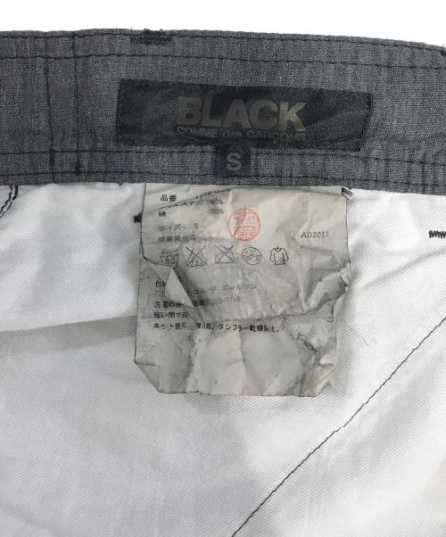 BLACK COMME des GARCONS（ブラックコムデギャルソン）BLACK COMME des GARCONS (ブラックコムデギャルソン) パンツ グレー サイズ:Sの古着・服飾アイテム