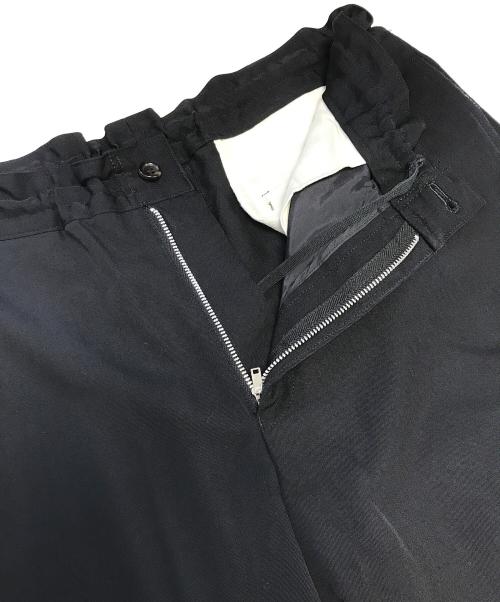 COMME des GARCONS HOMME DEUX（コムデギャルソン オム ドゥ）COMME des GARCONS HOMME DEUX (コムデギャルソン オム ドゥ) ウールギャバイージーパンツ ブラック サイズ:XSの古着・服飾アイテム