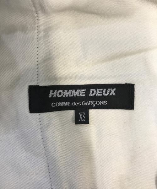 COMME des GARCONS HOMME DEUX（コムデギャルソン オム ドゥ）COMME des GARCONS HOMME DEUX (コムデギャルソン オム ドゥ) ウールギャバイージーパンツ ブラック サイズ:XSの古着・服飾アイテム