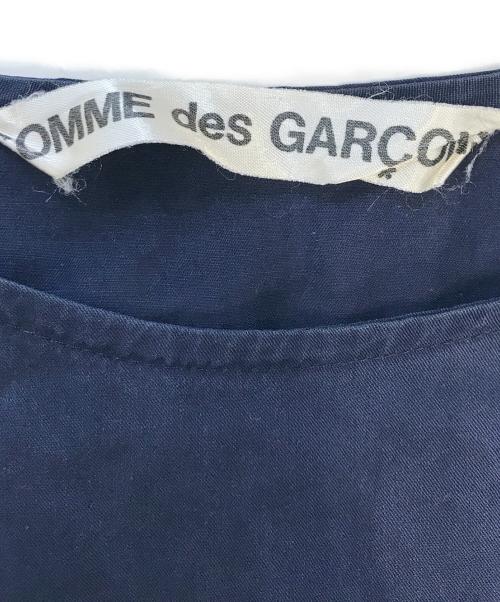 COMME des GARCONS（コムデギャルソン）COMME des GARCONS (コムデギャルソン) 80’s 半袖ワンピース ネイビー サイズ:表記なしの古着・服飾アイテム