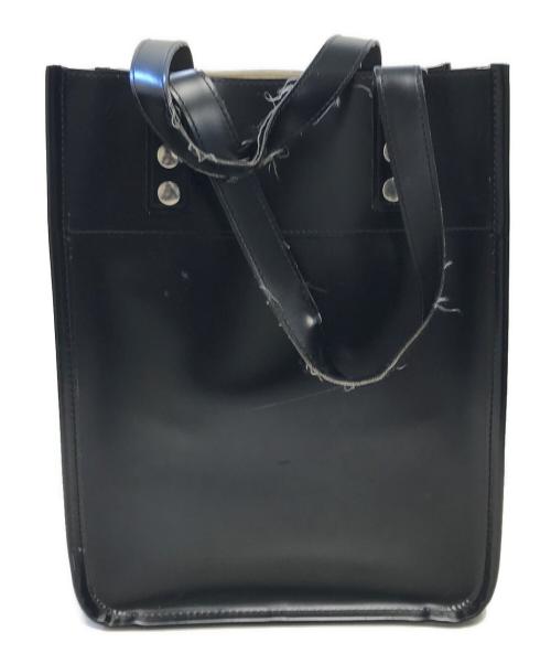 tricot COMME des GARCONS（トリココムデギャルソン）tricot COMME des GARCONS (トリココムデギャルソン) Fレザーハンドバック ブラックの古着・服飾アイテム