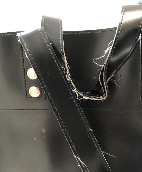 tricot COMME des GARCONS（トリココムデギャルソン）tricot COMME des GARCONS (トリココムデギャルソン) Fレザーハンドバック ブラックの古着・服飾アイテム