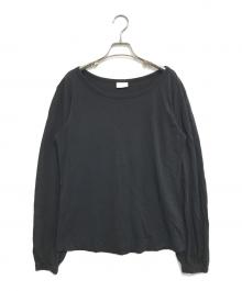 DRIES VAN NOTEN（ドリスヴァンノッテン）の古着「ロングスリーブカットソー」｜ブラック