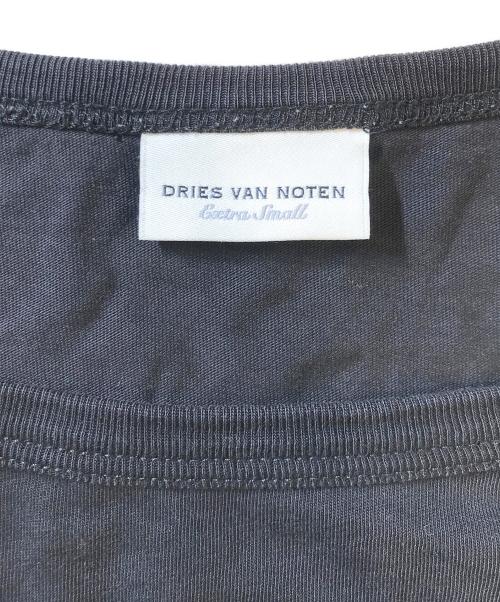DRIES VAN NOTEN（ドリスヴァンノッテン）DRIES VAN NOTEN (ドリスヴァンノッテン) ロングスリーブカットソー ブラック サイズ:Extra Smallの古着・服飾アイテム